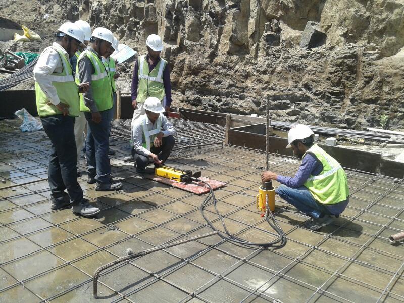 REBAR PULL OUT TEST
